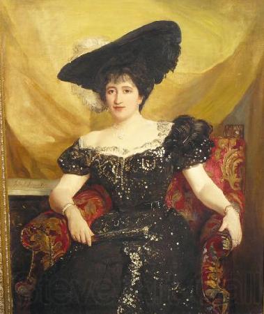 John Singer Sargent Portrait of Jennie Churchill Spain oil painting art